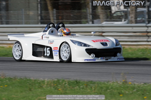 2008-04-26 Monza 0024 THP Spider Cup - David Pouget
